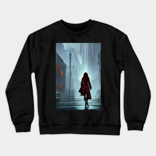 Mysterious woman Crewneck Sweatshirt